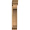 Ekena Millwork Legacy Traditional Rough Sawn Bracket w/ Offset Brace, Western Red Cedar, 8"W x 32"D x 44"H BKT0806X32X44LEC01RWR - alternate 3